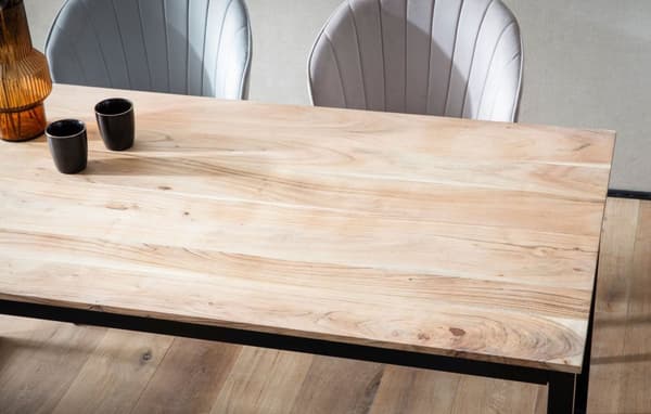 Rootz Moderne loft spisebord - rektangulært bord - trækorn - håndlavet unikt design - 180 cm x 90 cm x 76 cm