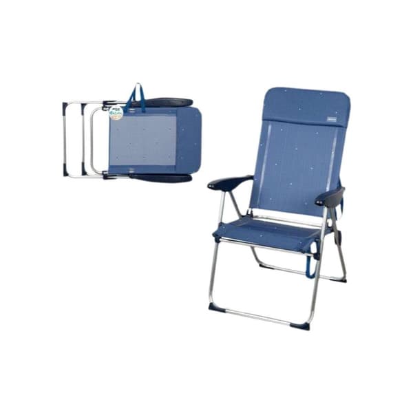 Polstrede Campingstol Aktive Blå 65 x 60 x 43 cm