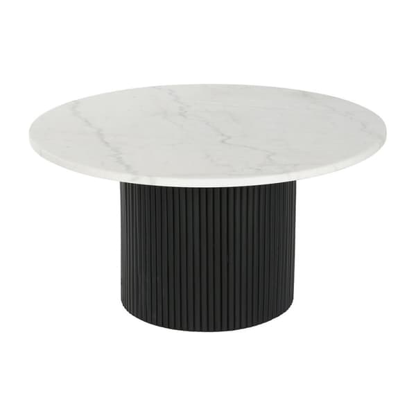 Sofabord DKD Home Decor Marmor Træ MDF 80 x 80 x 42 cm
