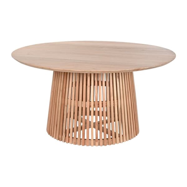 Spisebord Home ESPRIT Natur Cedertræ 150 x 150 x 75 cm