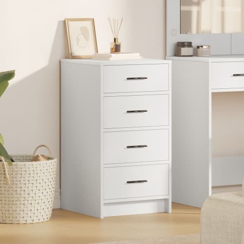 Sideboard Vit 40x41x75 cm Konstruerat trä