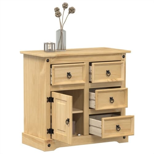 Skänk Corona 87x40x76 cm massiv furu