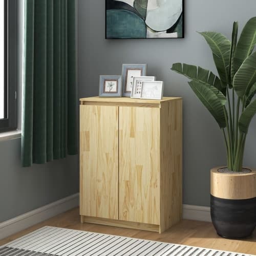 Skänk 60x36x84 cm massiv furu