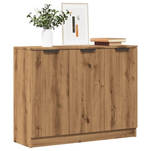 Skänk artisan ek 90,5x30x70 cm konstruerat trä