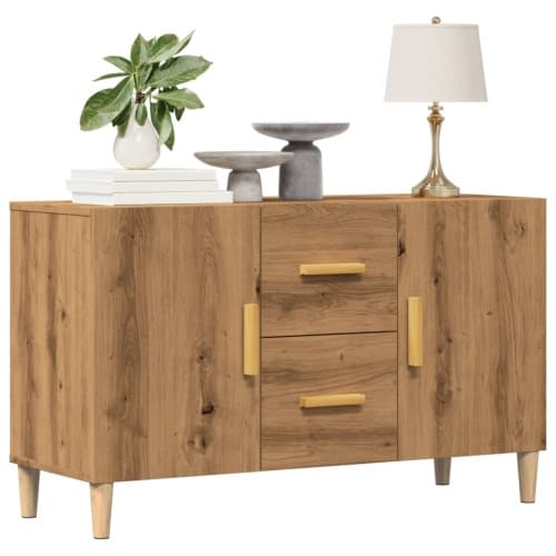 Skänk artisan ek 100x36x60 cm konstruerat trä