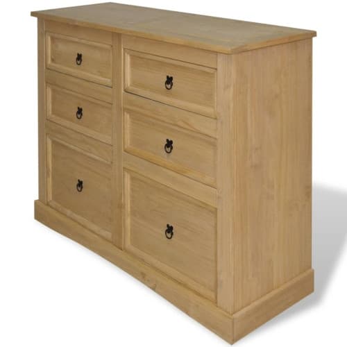 Skänk mexikansk coronastil furu 110x43x81 cm