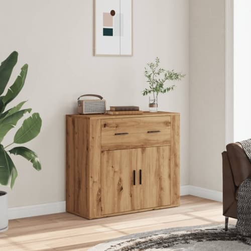 Skänk ek 80x33x70 cm konstruerat trä