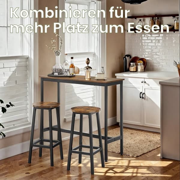 Bartafel met 2 barkrukken, bartafel met barkrukken, bartafel en barkrukkenset