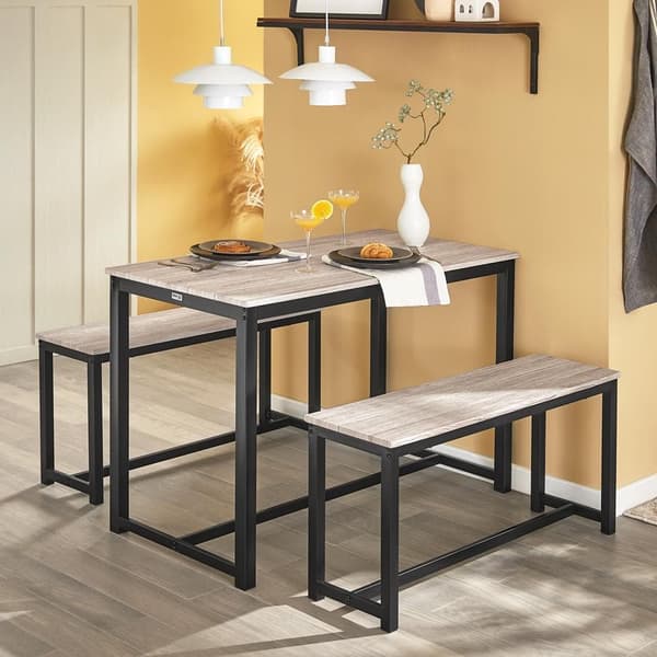 Matsalsbord Set, OGT25-HN, 110x58x74 cm, Brun