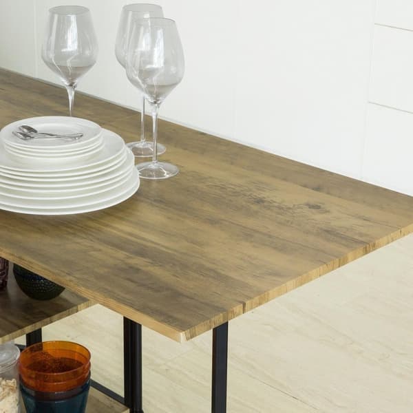 Matsalsbord, FWT62-N, 180x60x77 cm, Vit