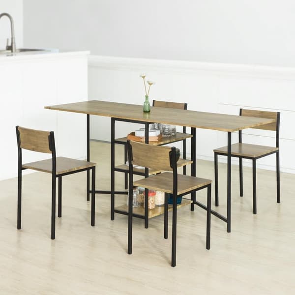 Matsalsbord, FWT62-N, 180x60x77 cm, Vit