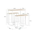 Miniatyrbillede 3 af 5: Barbord, OGT15-WN, 100x60x96 cm, Brun