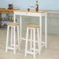 Miniatyrbillede 2 af 5: Barbordssæt, FWT50-WN, 40x107x95 cm, Træ