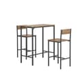 Miniatyrbillede 1 af 5: Barbordssæt, OGT03-XL, 89x45x100 cm, Brun