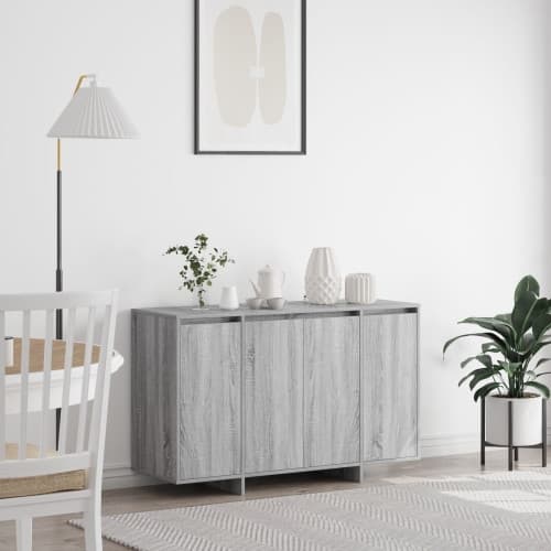 Sideboard Grå sonoma Konstruktionsträ 120 x 41 x 75 cm