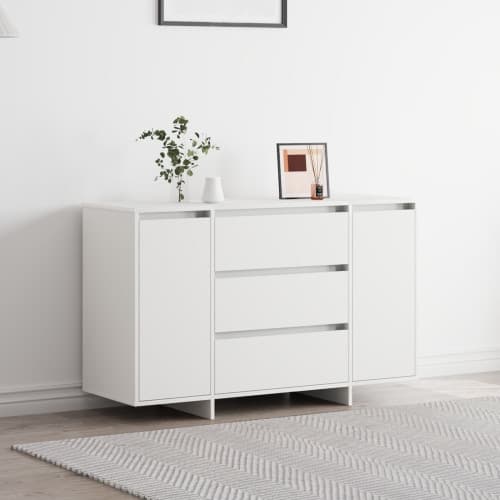 Sideboard Vit 120x41x75 cm Konstruerat trä