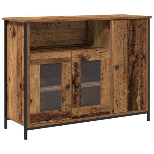 Skåp Gamla Trä 100x35x75 cm Konstruerat Trä