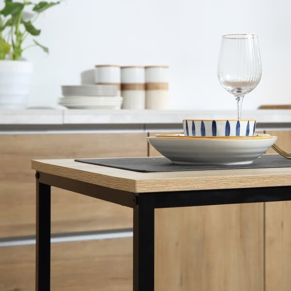 Matsalsbord med Stolar, 90x47x76 cm, Ek