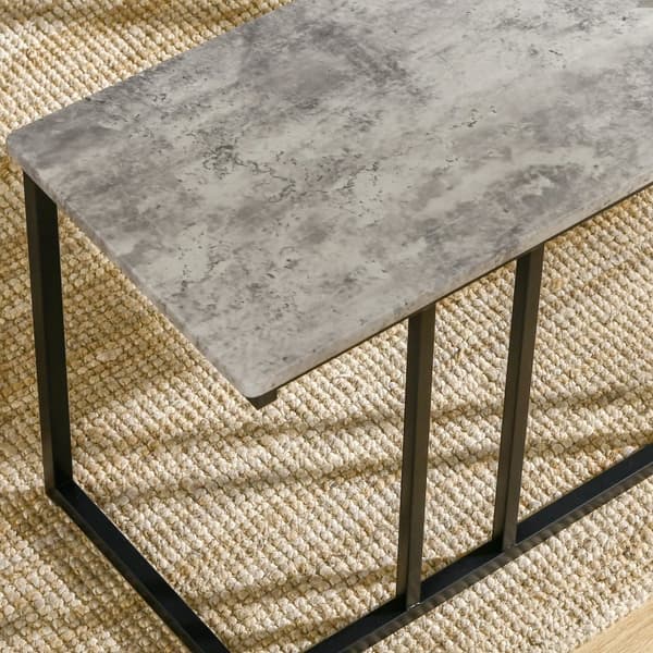 Matsalsgrupp, 4er-Set, 110x70x75 cm, Grå