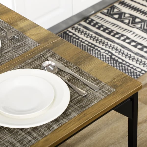 Matsalsset, 3er-Set, 120x70x75 cm, Natur