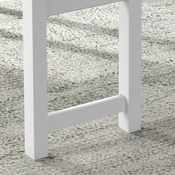 Matsalsgrupp, 108x65x75 cm, Grå och Vit