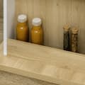 Miniatyrbild 4 av 7: Rootz Kitchen Island Table - Matbord - Köksarbetsområde - Stor yta för familj - 110L x 70W x 75,5H cm