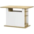 Miniatyrbild 1 av 7: Rootz Kitchen Island Table - Matbord - Köksarbetsområde - Stor yta för familj - 110L x 70W x 75,5H cm