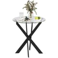 Miniatyrbild 10 av 10: Rootz Modern Glass Egg Table - Matbord - Köksbordet - Skrapbeständigt - 70 cm diameter x 75 cm höjd