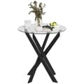 Miniatyrbild 1 av 10: Rootz Modern Glass Egg Table - Matbord - Köksbordet - Skrapbeständigt - 70 cm diameter x 75 cm höjd