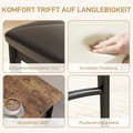 Miniatyrbild 7 av 10: Rootz 4 -delad matsal - Space Saving Möbler - Compact Dining Set - Komfort sittplatser - 100 cm x 60 cm x 74,5 cm bord