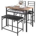 Miniatyrbild 1 av 10: Rootz 4 -delad matsal - Space Saving Möbler - Compact Dining Set - Komfort sittplatser - 100 cm x 60 cm x 74,5 cm bord