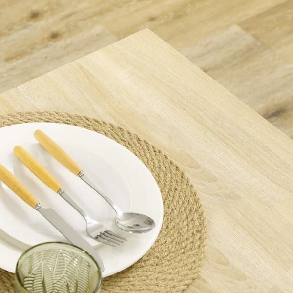 Rootz Dining Table - Kitchen Table - Modern Design - Stor 4-6 Persons Plateau - Stylish Brown Finish - 120L X 69B X 75H CM