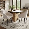 Miniatyrbild 4 av 11: Rootz Modern Kitchen Dining Table - Bistro Table - Matsalsbord - Hållbar ram - 138,5 cm x 80 cm x 75 cm