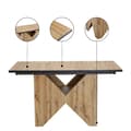 Miniatyrbild 5 av 11: Rootz Modern Kitchen Dining Table - Bistro Table - Matsalsbord - Hållbar ram - 138,5 cm x 80 cm x 75 cm