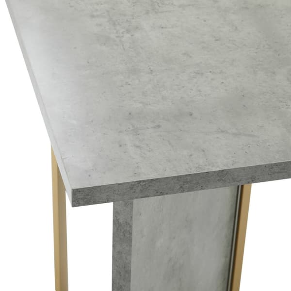 Rootz Modern Dining Table - Cement Look - Versatile Table - Hållbart och lätt att rengöra - 119 cm x 70 cm x 75 cm