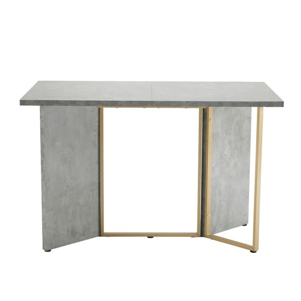 Rootz Modern Dining Table - Cement Look - Versatile Table - Hållbart och lätt att rengöra - 119 cm x 70 cm x 75 cm