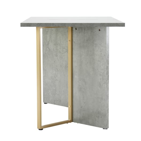 Rootz Modern Dining Table - Cement Look - Versatile Table - Hållbart och lätt att rengöra - 119 cm x 70 cm x 75 cm