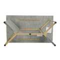 Miniatyrbild 10 av 11: Rootz Modern Dining Table - Cement Look - Versatile Table - Hållbart och lätt att rengöra - 119 cm x 70 cm x 75 cm