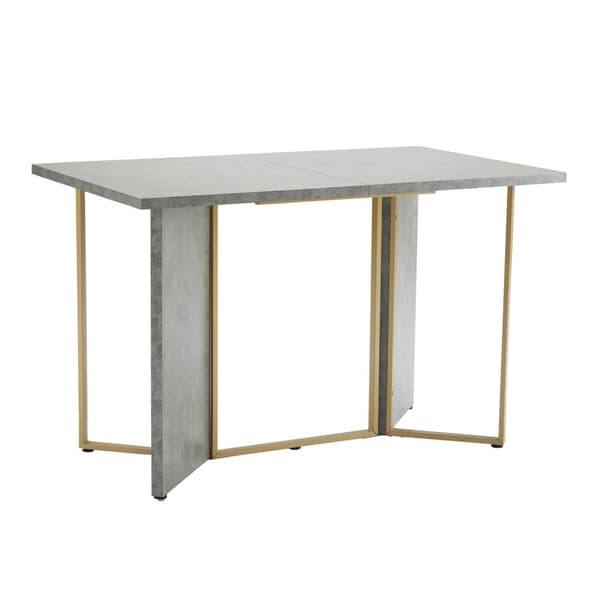 Rootz Modern Dining Table - Cement Look - Versatile Table - Hållbart och lätt att rengöra - 119 cm x 70 cm x 75 cm
