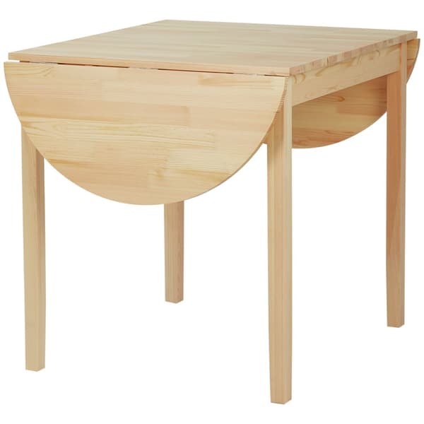 Rootz Foldbart ovalt spisebord - Rumbesparende bord - Solid træbord - Optimer plads - 140L x 70b x 75 timer cm
