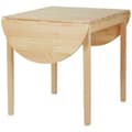 Miniatyrbillede 6 af 6: Rootz Foldbart ovalt spisebord - Rumbesparende bord - Solid træbord - Optimer plads - 140L x 70b x 75 timer cm