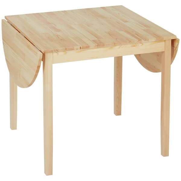 Rootz Foldbart ovalt spisebord - Rumbesparende bord - Solid træbord - Optimer plads - 140L x 70b x 75 timer cm