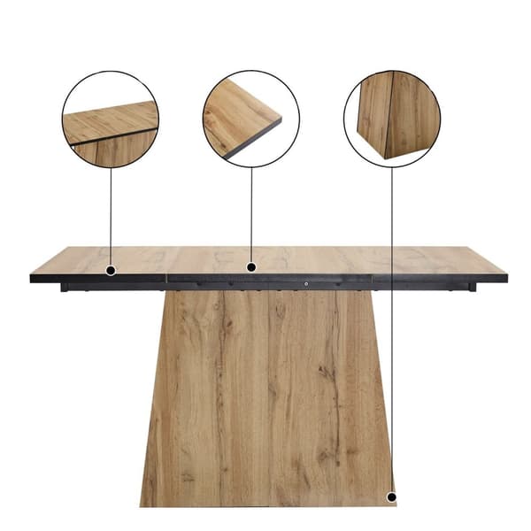 Rootz Modern Kitchen Dining Table - Bistro Table - Unikt designbord - Stylish & Su tble - 138,5 cm x 80 cm x 75 cm