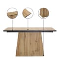 Miniatyrbild 4 av 11: Rootz Modern Kitchen Dining Table - Bistro Table - Unikt designbord - Stylish & Su tble - 138,5 cm x 80 cm x 75 cm