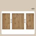 Miniatyrbild 5 av 11: Rootz Modern Kitchen Dining Table - Bistro Table - Unikt designbord - Stylish & Su tble - 138,5 cm x 80 cm x 75 cm