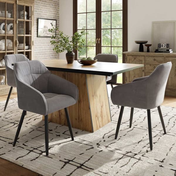 Rootz Modern Kitchen Dining Table - Bistro Table - Unikt designbord - Stylish & Su tble - 138,5 cm x 80 cm x 75 cm