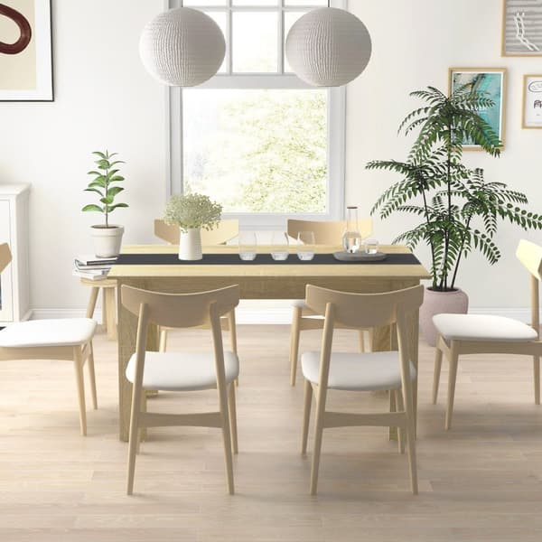 Rootz matbord för 6 - Skandinaviskt matbord - brunt utseende - Stabilitet och stil - 140L x 90B x 75H cm