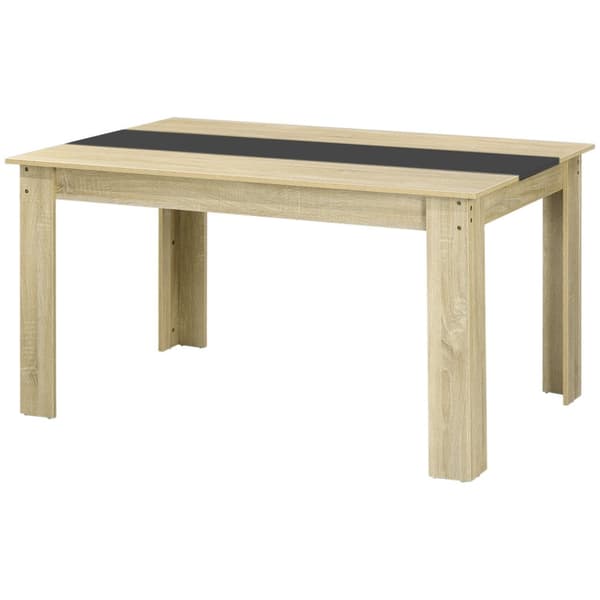 Rootz matbord för 6 - Skandinaviskt matbord - brunt utseende - Stabilitet och stil - 140L x 90B x 75H cm