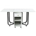 Pikkukuva 7 / 11: Rootz Foldble Dining Table - Vaihtoehtoinen taulukko - Monikäyttötaulukko - Tyylikäs muotoilu - 150 cm x 80 cm x 76cm