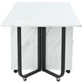 Pikkukuva 10 / 11: Rootz Foldble Dining Table - Vaihtoehtoinen taulukko - Monikäyttötaulukko - Tyylikäs muotoilu - 150 cm x 80 cm x 76cm